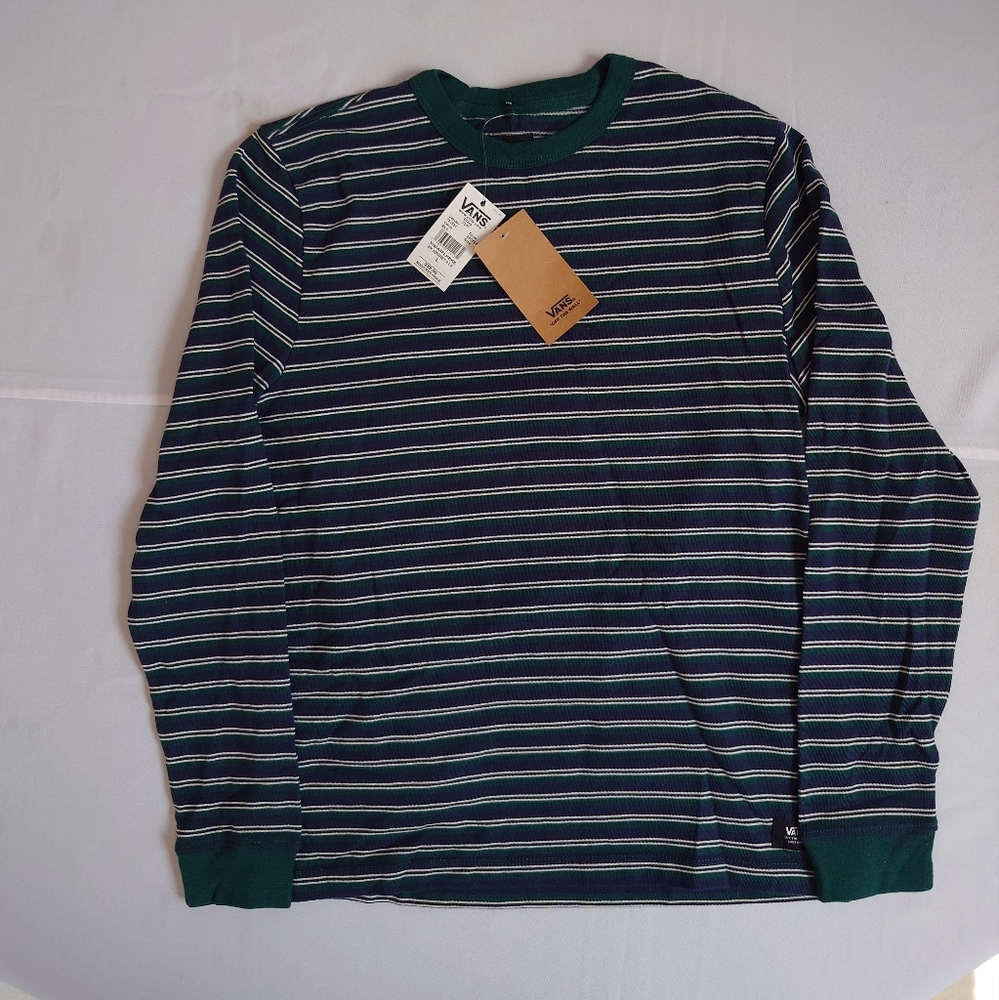 Vans Men's Striped Long Sleeve Shirt